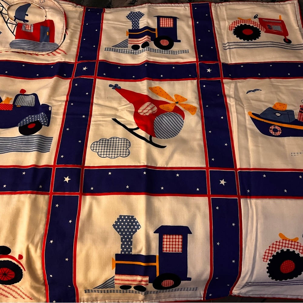Homemade baby quilt